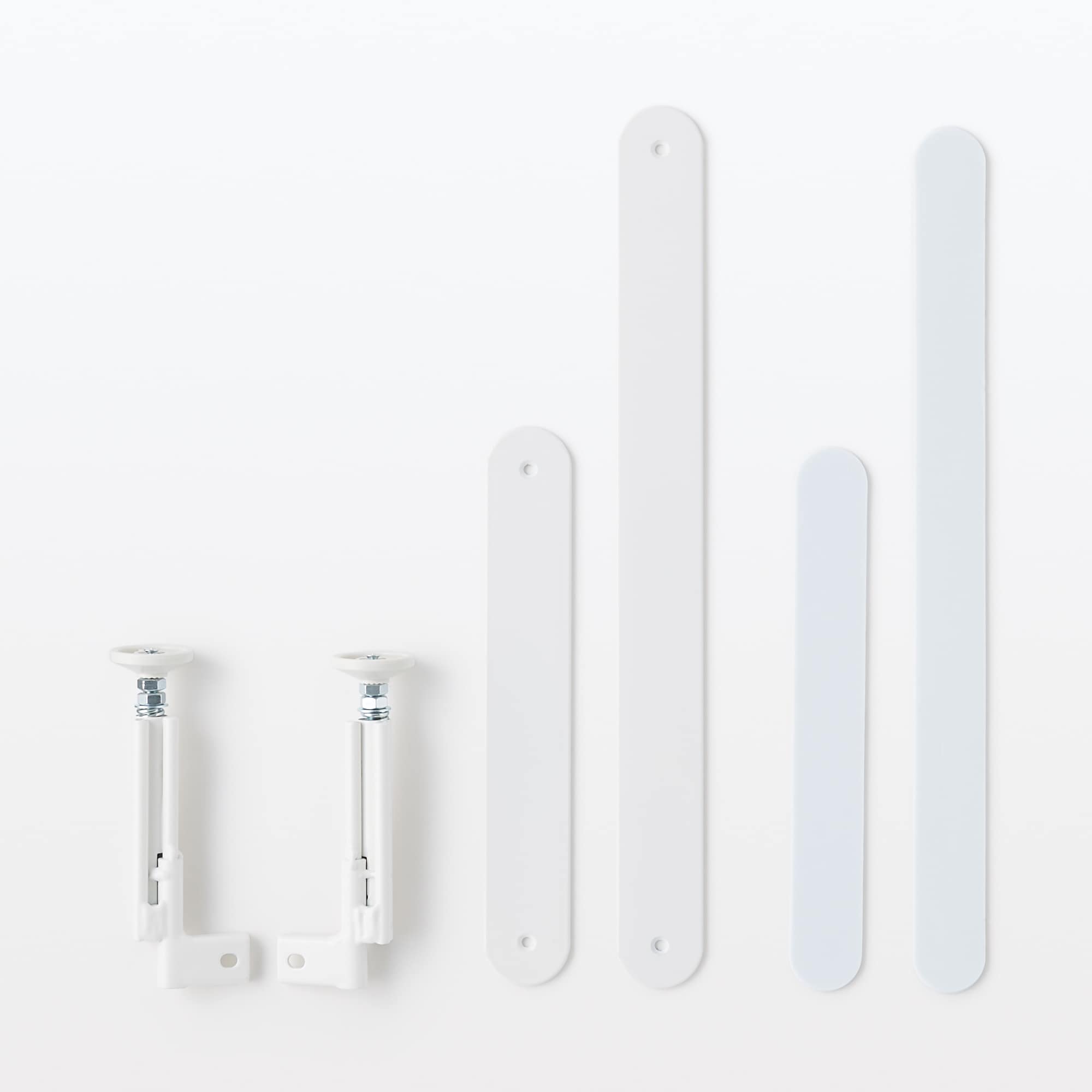 スチールユニットシェルフ用つっぱりパーツ・小・ライトグレー