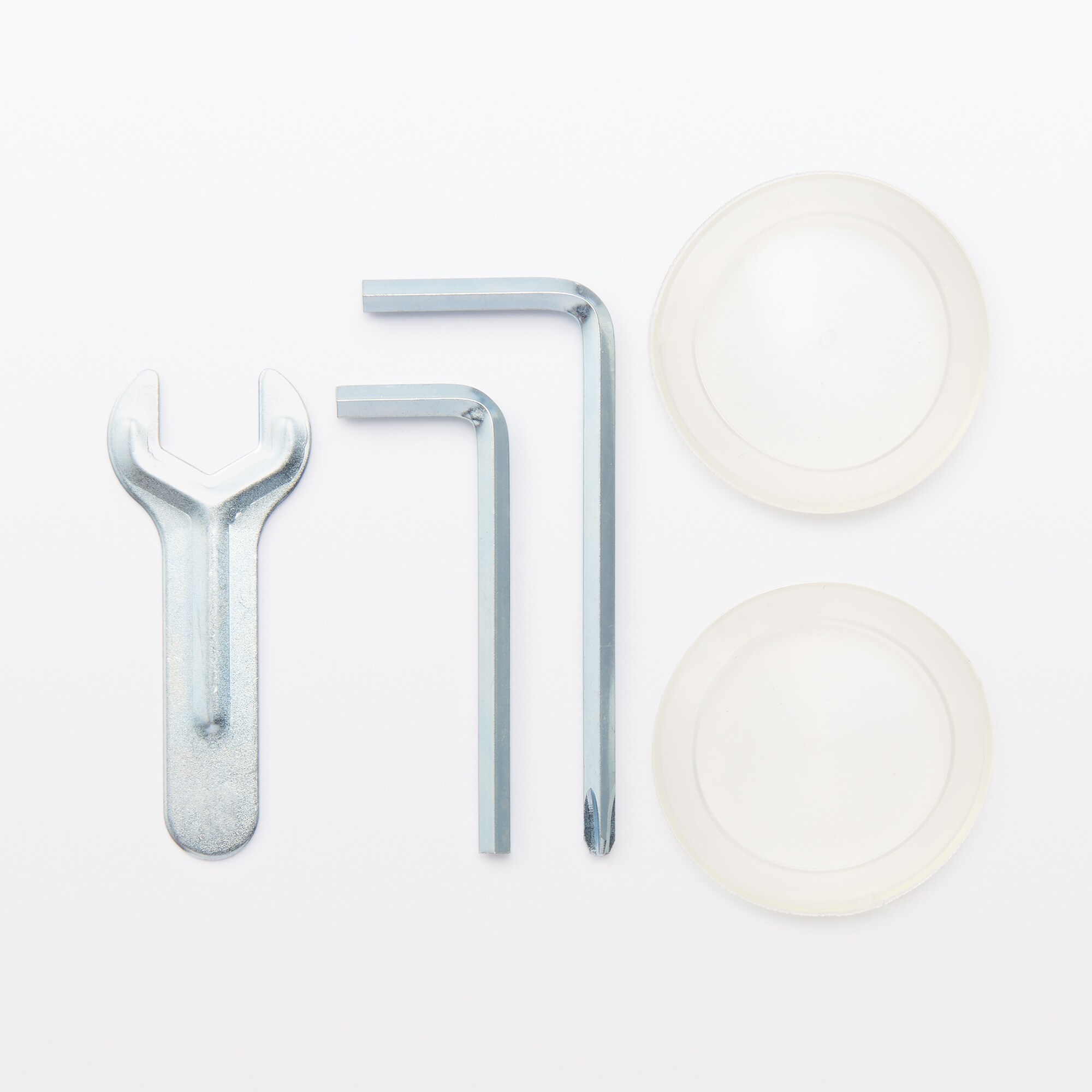 スチールユニットシェルフ用つっぱりパーツ・小・ライトグレー | 無印良品