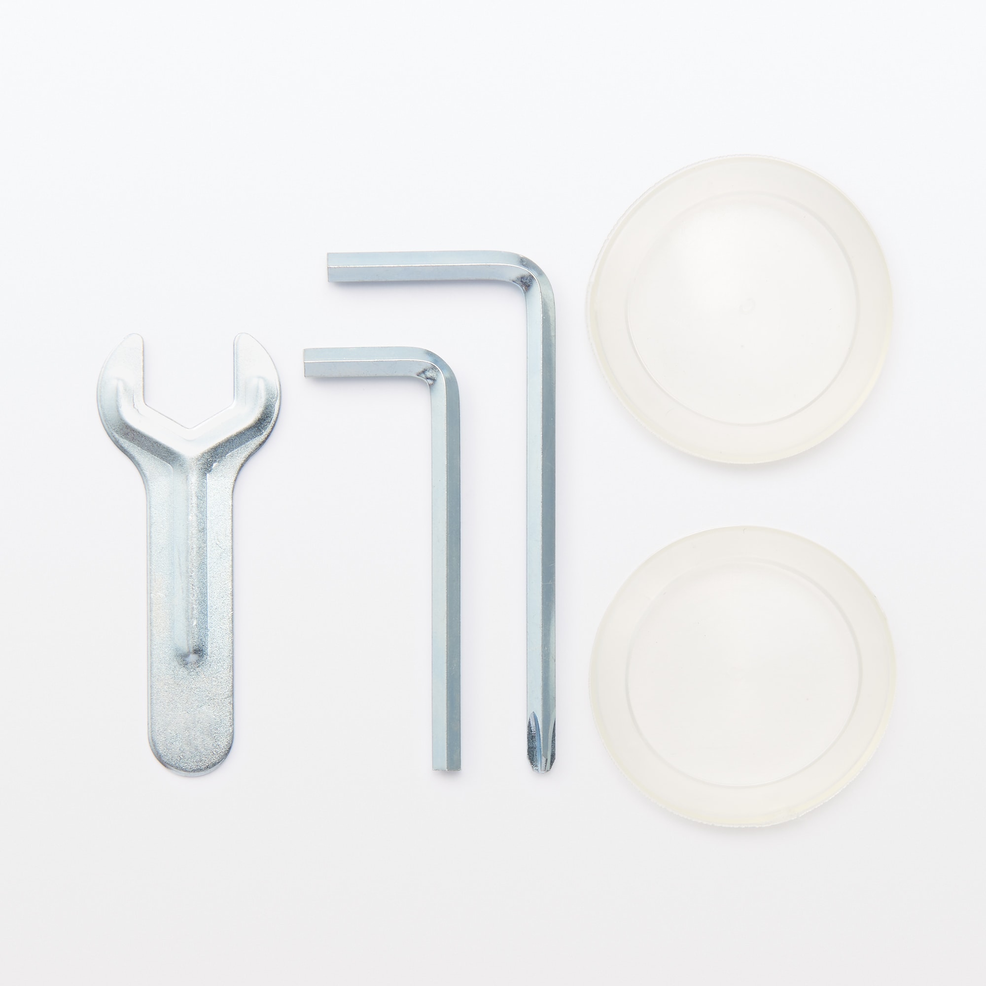 スチールユニットシェルフ用つっぱりパーツ・小・ライトグレー