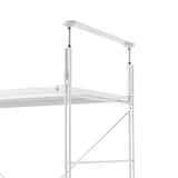 スチールユニットシェルフ用つっぱりパーツ・小・ライトグレー