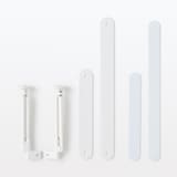 スチールユニットシェルフ用つっぱりパーツ・中・ライトグレー