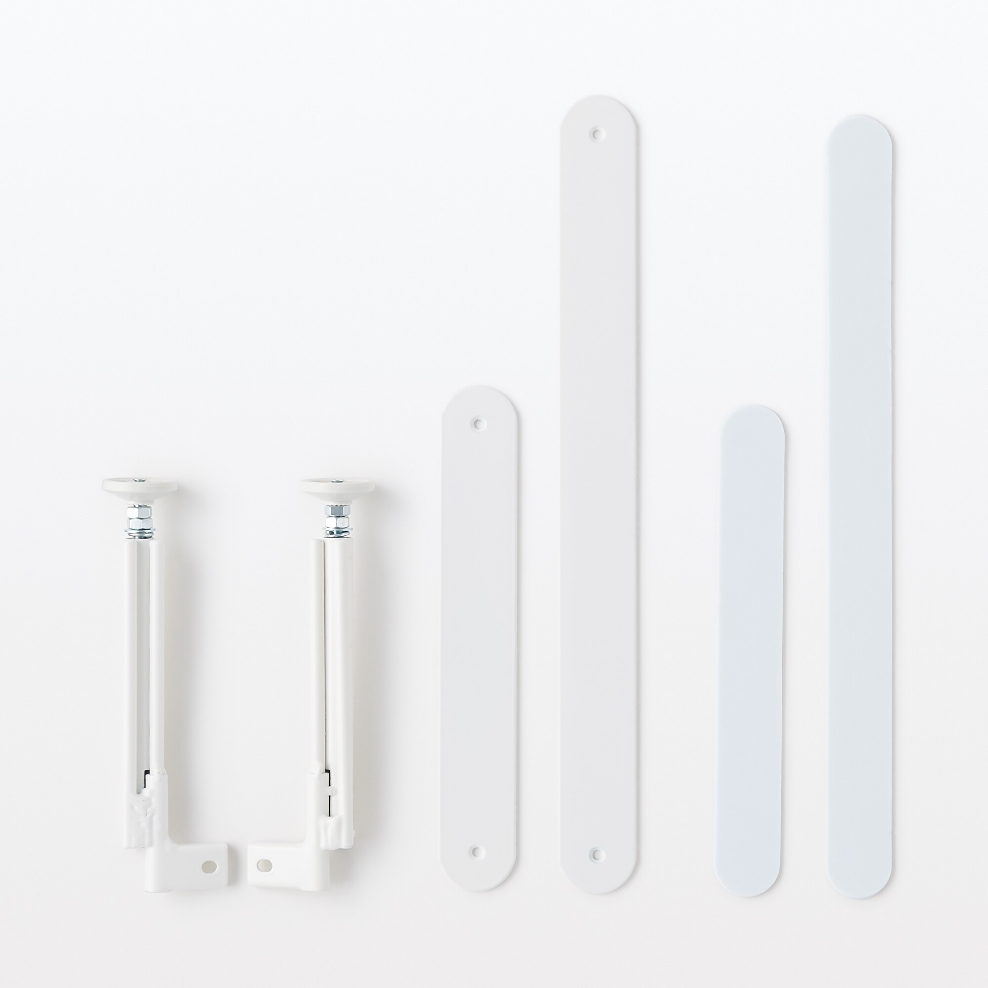 スチールユニットシェルフ用つっぱりパーツ・中・ライトグレー