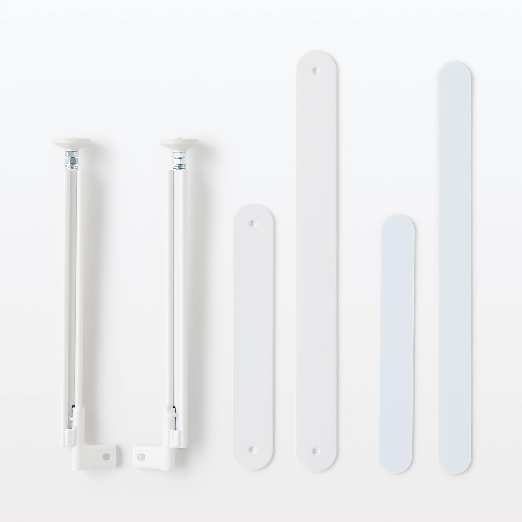 スチールユニットシェルフ用つっぱりパーツ・大・ライトグレー