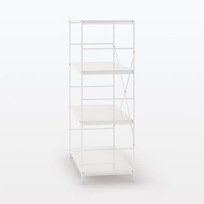 スチールユニットシェルフ・スチール棚セット・ワイド・中・ライト  