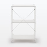 スチールユニットシェルフ・スチール棚セット・小・ライトグレー