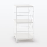 スチールユニットシェルフ・スチール棚セット・小・ライトグレー