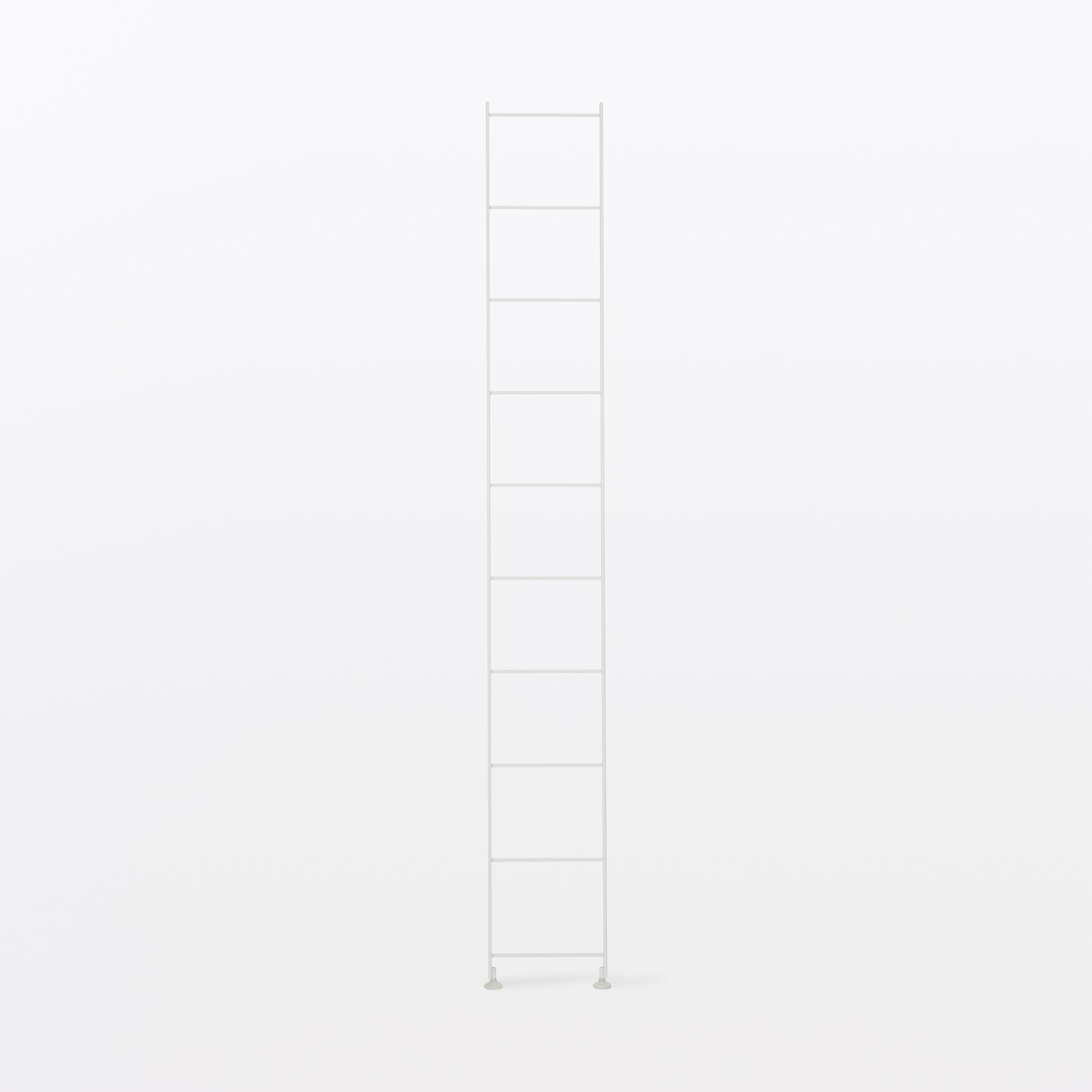 2本　無印スチールユニットシェルフ　追加用帆立　特大グレー２１２．５ｃｍタイプ用 2本 無印スチールユニットシェルフ 追加用帆立 特大グレー212