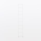 スチールユニットシェルフ・奥行２５ｃｍタイプ・追加用帆立・大・ライトグレー