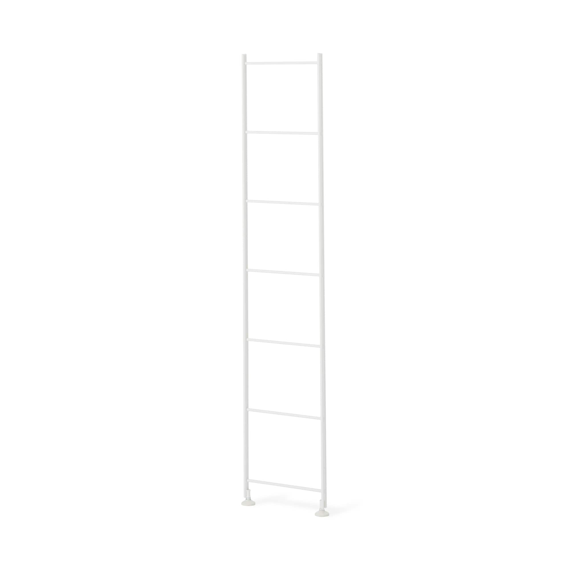 スチールユニットシェルフ・奥行２５ｃｍタイプ・追加用帆立・中・ライトグレー