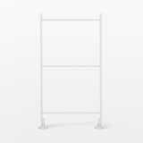 スチールユニットシェルフ・奥行２５ｃｍタイプ・追加用帆立・ミニ・ライトグレー