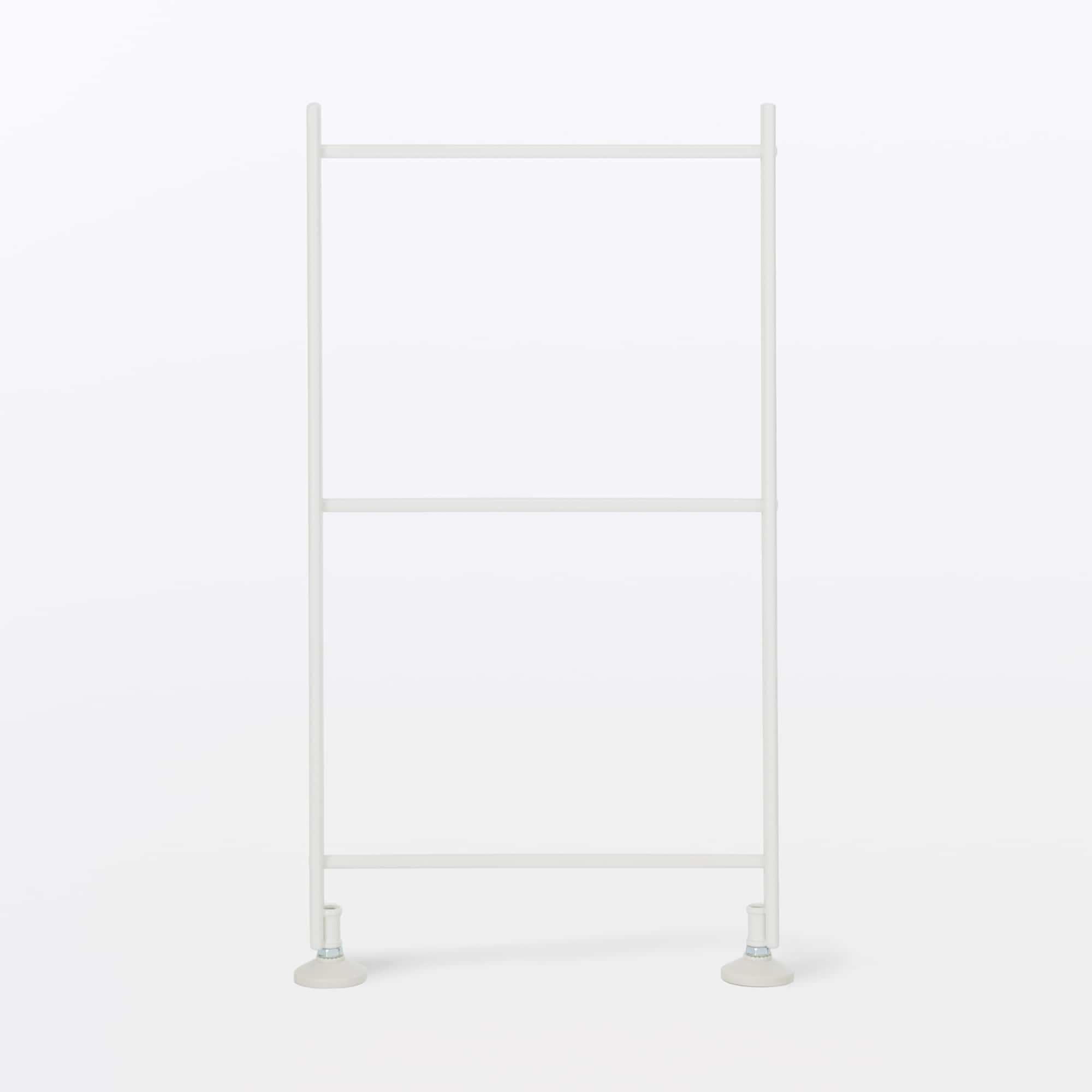 スチールユニットシェルフ・奥行２５ｃｍタイプ・追加用帆立・ミニ・ライトグレー