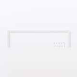 スチールユニットシェルフ用帆立補強パーツ・奥行２５ｃｍ用・ライトグレー