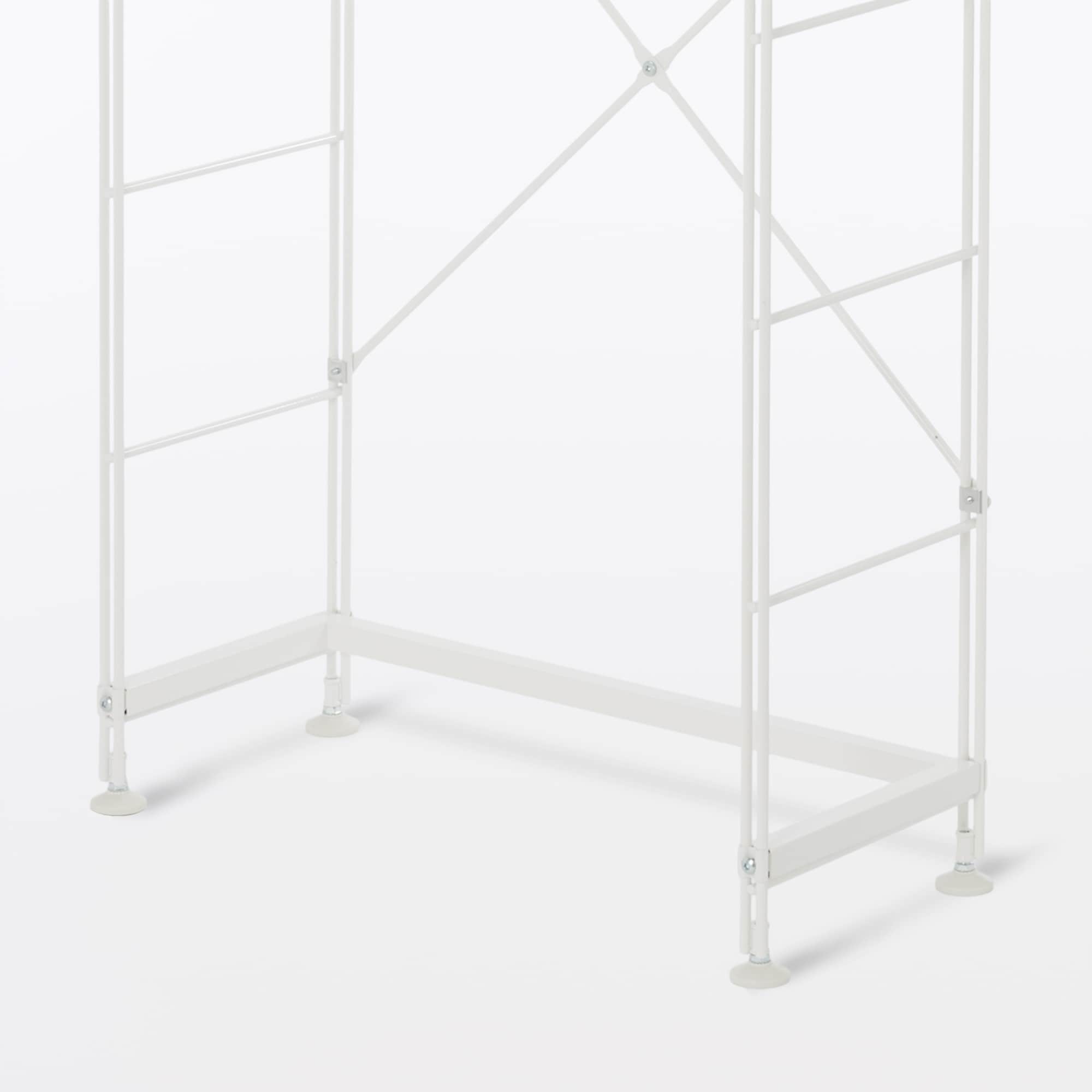 スチールユニットシェルフ用帆立補強パーツ・奥行２５ｃｍ用・ライトグレー