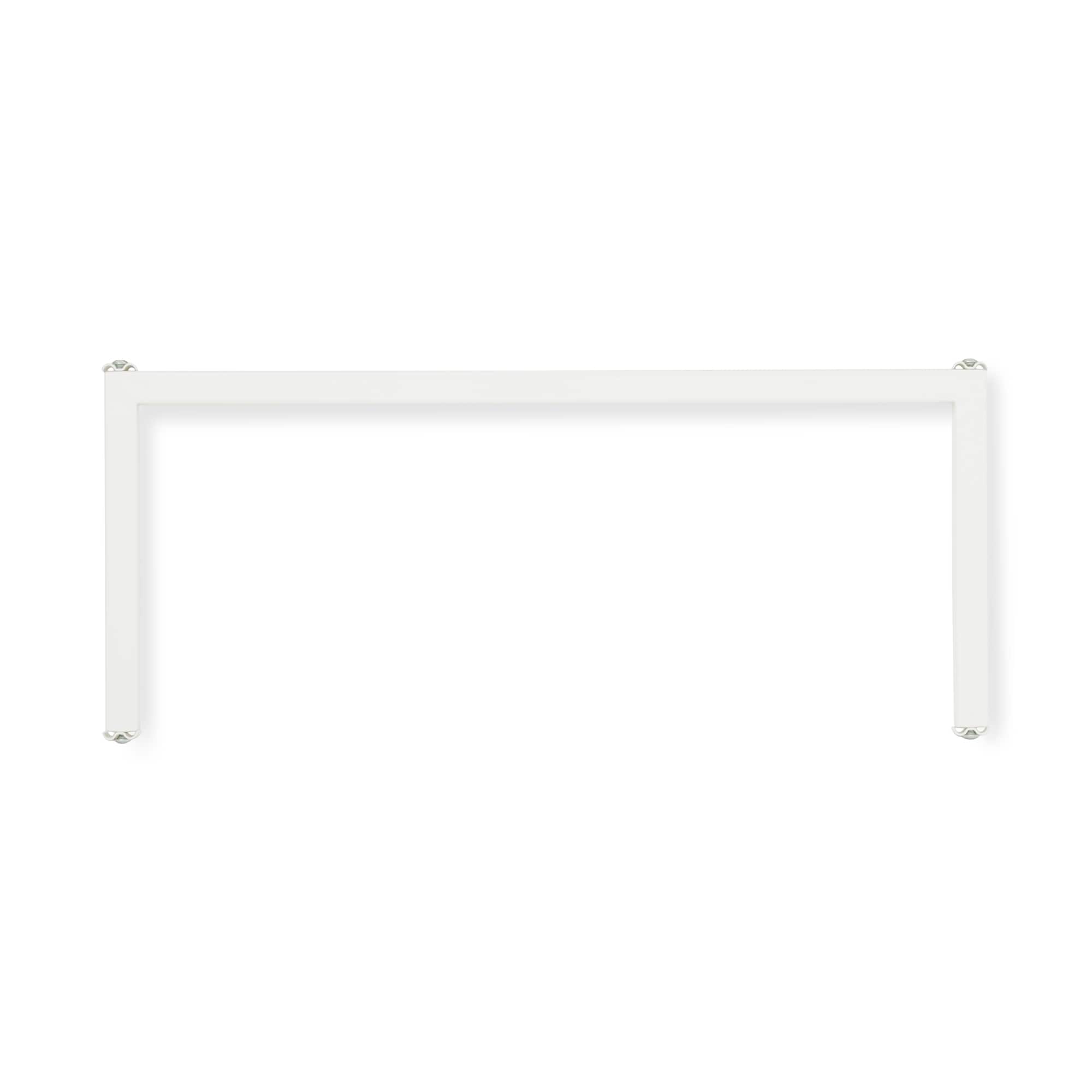 スチールユニットシェルフ用帆立補強パーツ・奥行２５ｃｍ用・ライトグレー