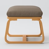 綿太番手リビングでもダイニングでもつかえるベンチ・２用カバー／ブラウン