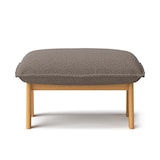 綿太番手ハイバックリクライニングソファ・オットマン用カバー／ダークブラウン