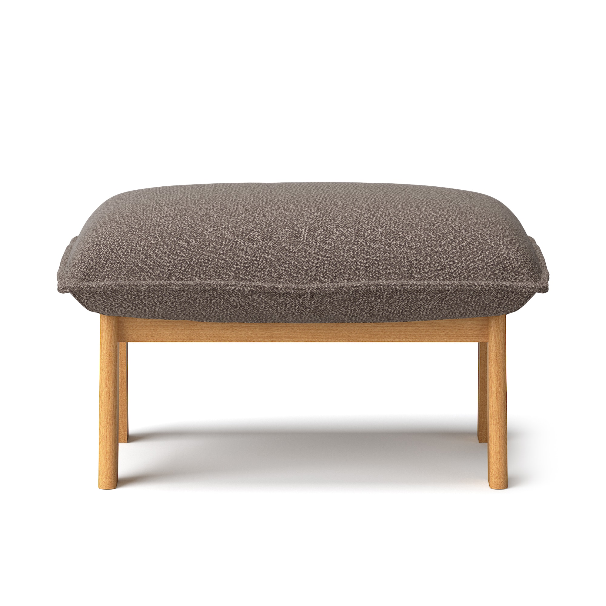 綿太番手ハイバックリクライニングソファ・オットマン用カバー／ダークブラウン