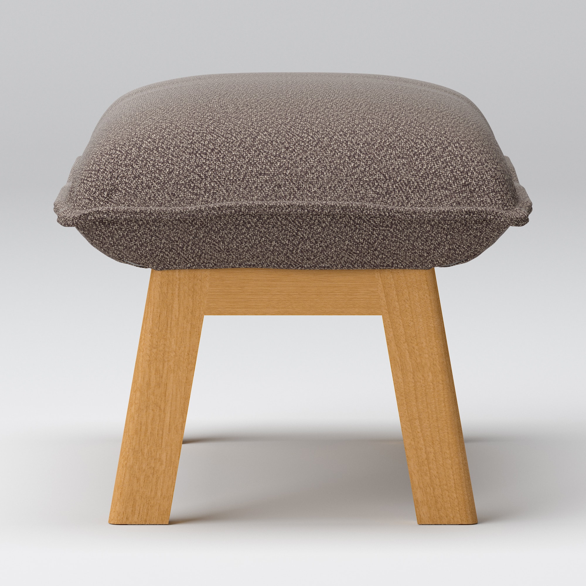 綿太番手ハイバックリクライニングソファ・オットマン用カバー／ダークブラウン