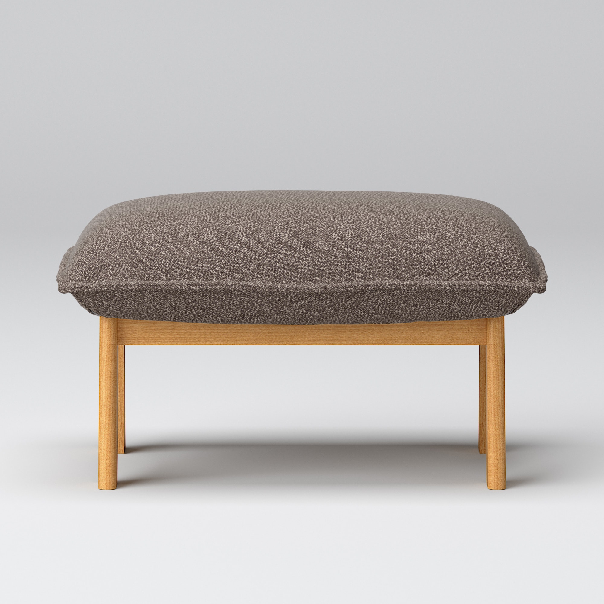 綿太番手ハイバックリクライニングソファ・オットマン用カバー／ダークブラウン