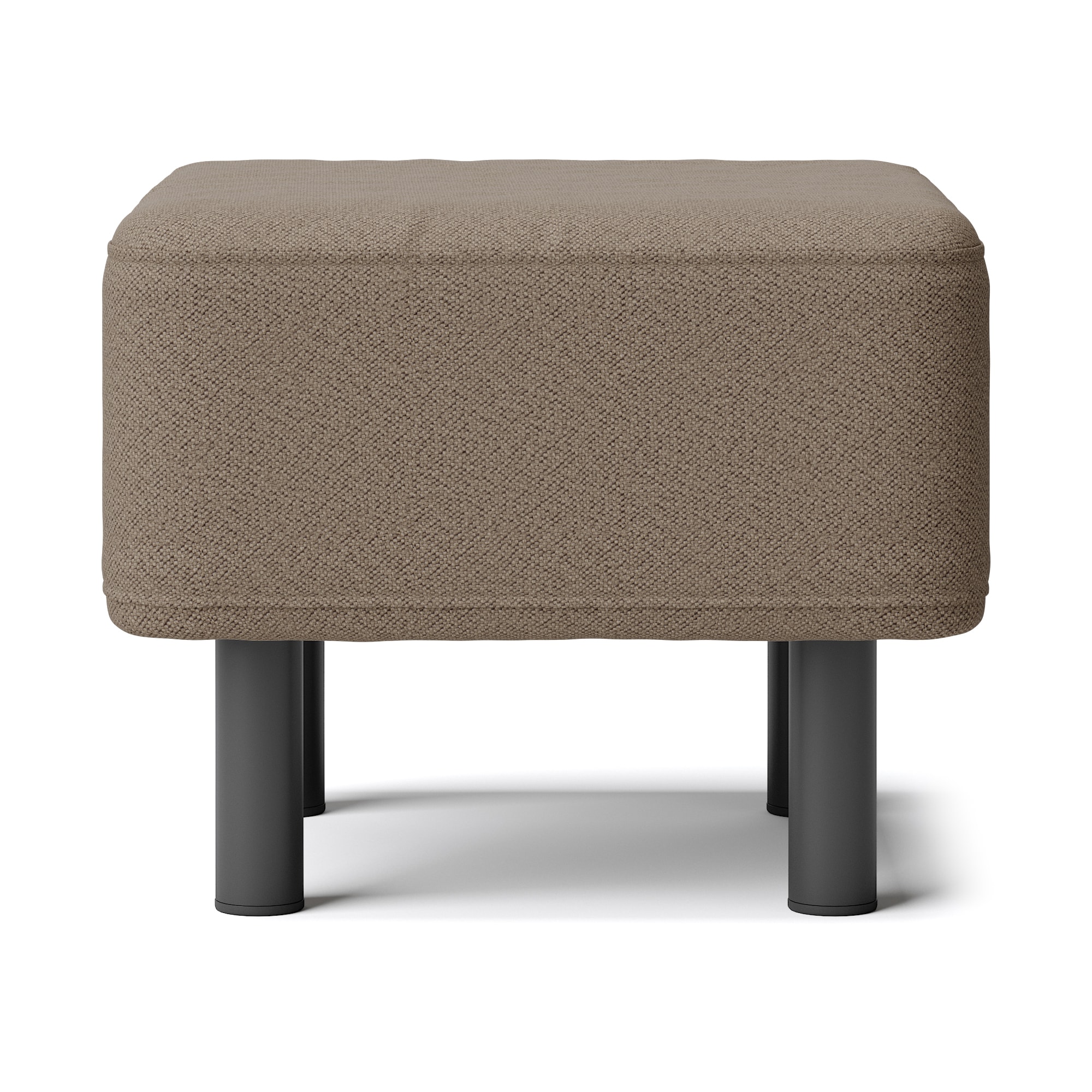 綿太番手ソファベンチ・オットマン用カバー／ブラウン