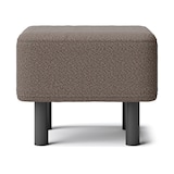 綿太番手ソファベンチ・オットマン用カバー／ダークブラウン