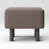 綿太番手ソファベンチ・オットマン用カバー／ダークブラウン