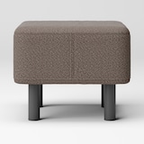 綿太番手ソファベンチ・オットマン用カバー／ダークブラウン