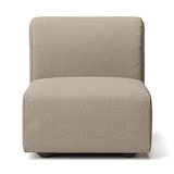 綿太番手ユニットソファ・アームレス・小用カバー／ベージュ