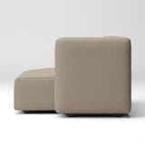 綿太番手ユニットソファ・ハーフアーム・大（左）用カバー／ベージュ