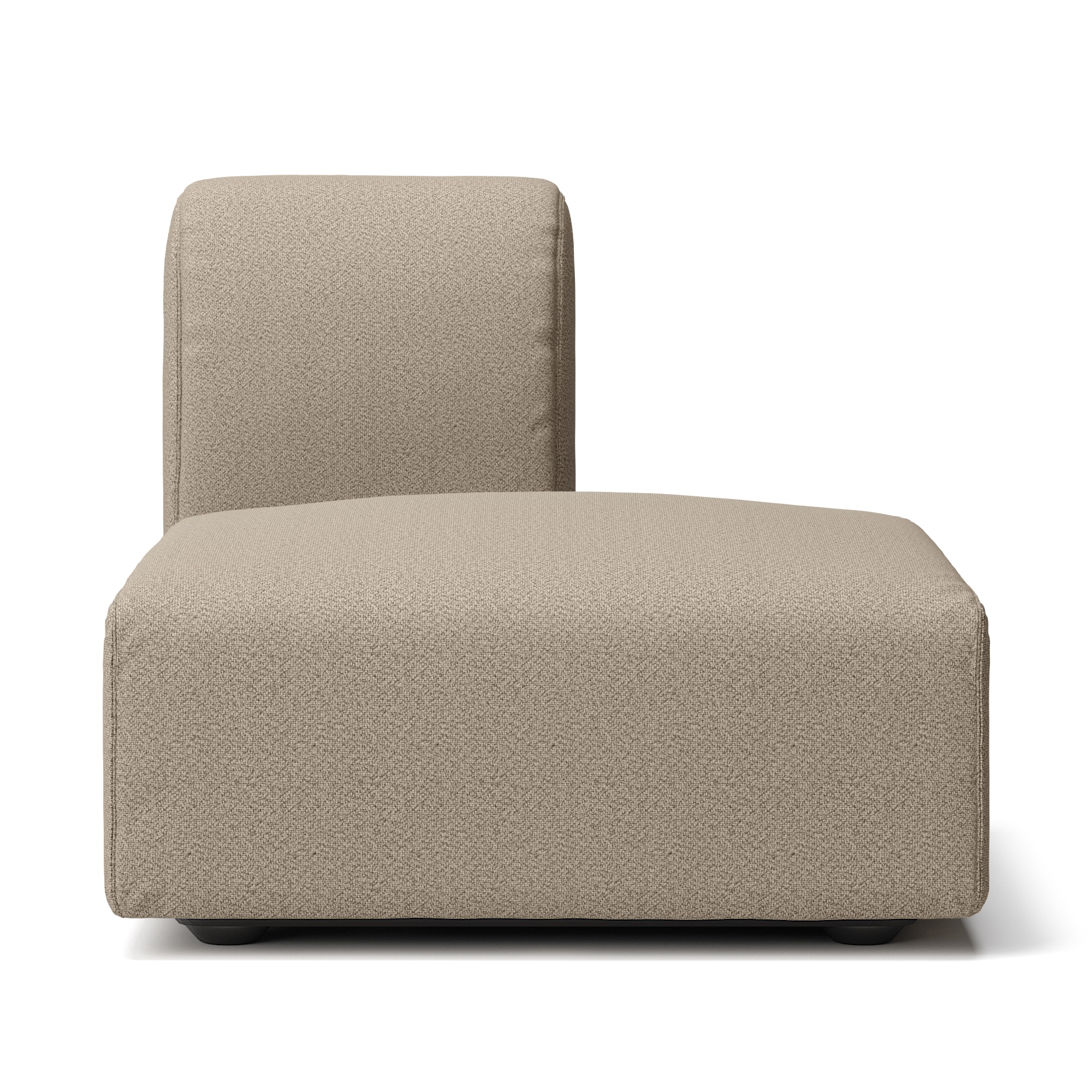 綿太番手ユニットソファ・ハーフバックレスト・大用カバー／ベージュ