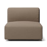 綿太番手ユニットソファアームレス・大・幅７７ｃｍ用カバー／ブラウン