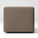 綿太番手ユニットソファアームレス・大・幅７７ｃｍ用カバー／ブラウン