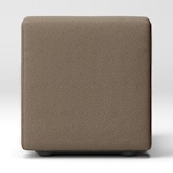 綿太番手ユニットソファ・アームレス・小用カバー／ブラウン