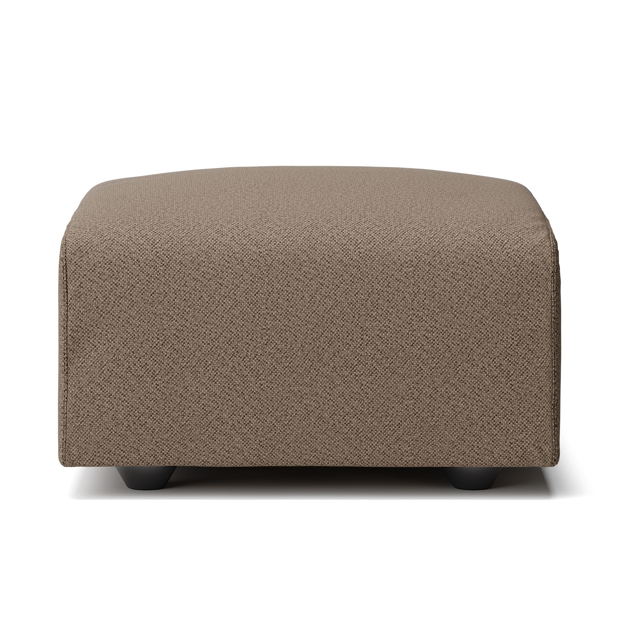 綿太番手ユニットソファ・オットマン・小用カバー／ブラウン