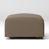 綿太番手ユニットソファ・オットマン・小用カバー／ブラウン