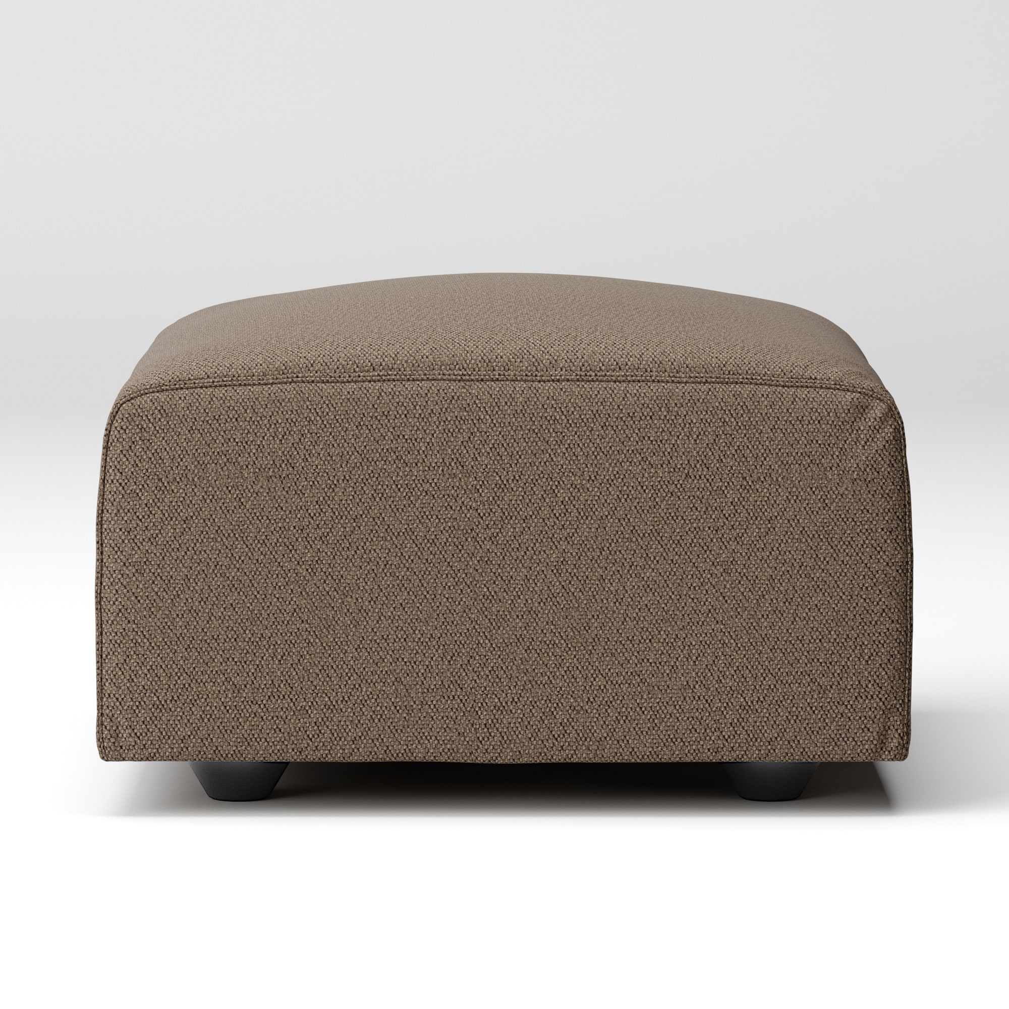 綿太番手ユニットソファ・オットマン・小用カバー／ブラウン