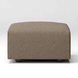 綿太番手ユニットソファ・オットマン・小用カバー／ブラウン