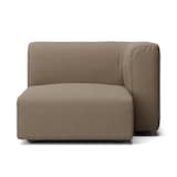 綿太番手ユニットソファ・ハーフアーム・大（左）用カバー／ブラウン