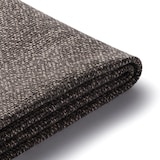 綿太番手ユニットソファオットマン・大・幅７７ｃｍ用カバー／ダークブラウン