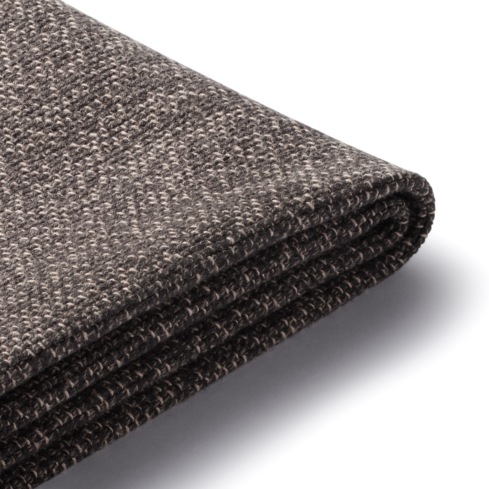 綿太番手ユニットソファオットマン・大・幅７７ｃｍ用カバー／ダークブラウン