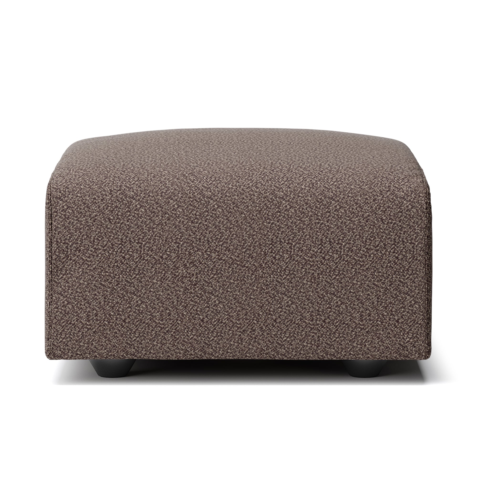 綿太番手ユニットソファ・オットマン・小用カバー／ダークブラウン