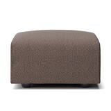 綿太番手ユニットソファ・オットマン・小用カバー／ダークブラウン