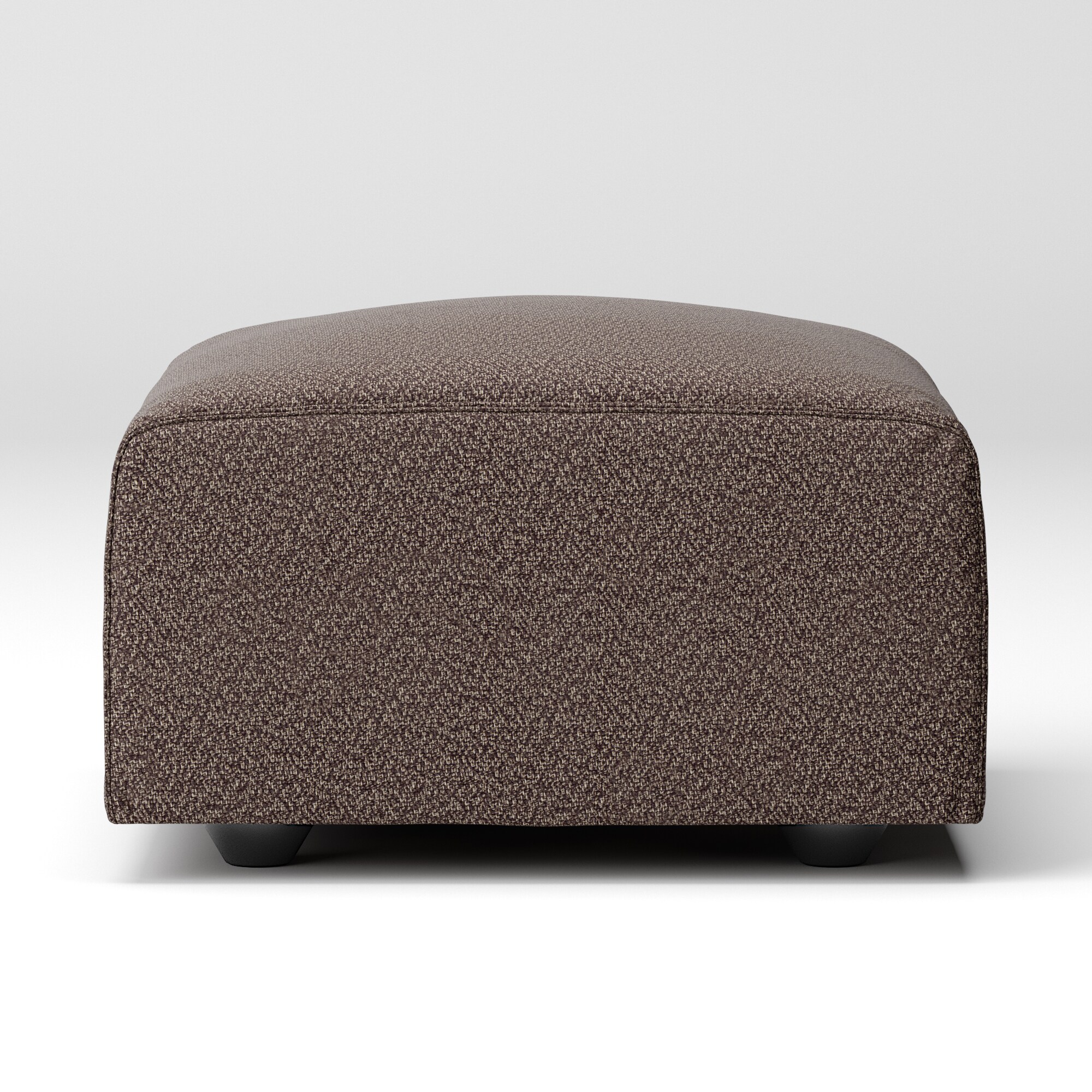 綿太番手ユニットソファ・オットマン・小用カバー／ダークブラウン