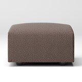 綿太番手ユニットソファ・オットマン・小用カバー／ダークブラウン