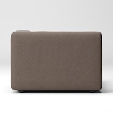 綿太番手ユニットソファ・ハーフアーム・大（左）用カバー／ダークブラウン