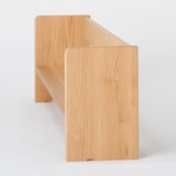オーク無垢材デスク用上置き棚