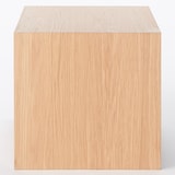 木製収納ケース・引出式・２段・ワイド・オーク材