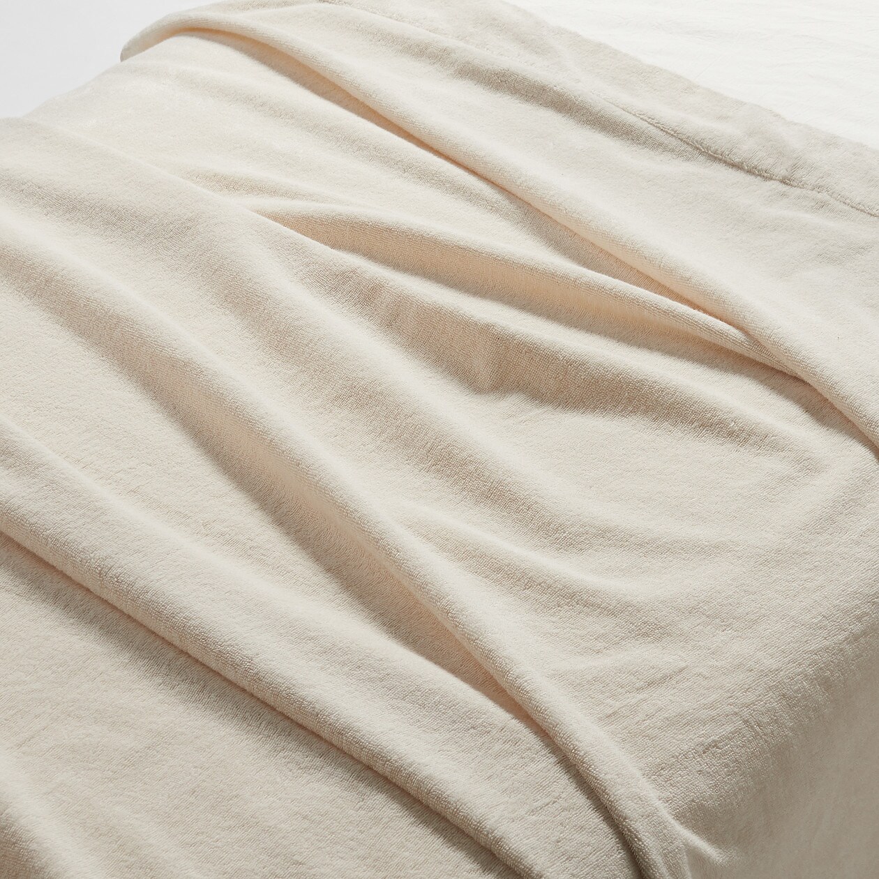 インド綿パイルタオルケット ｓ 生成 １４０ ２００ｃｍ タオルケット 毛布 通販 無印良品