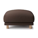 綿平織ソファ本体・オットマン・フェザー・ポケットコイル用カバー／ダークブラウン