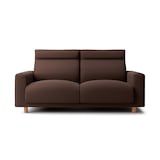 綿平織ソファ本体２．５Ｓフェザーポケットコイルハイバックタイプ用カバーダークＢＲ